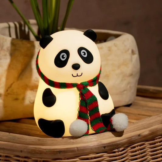 Panda 7-color Led Silicone Touch Lamp